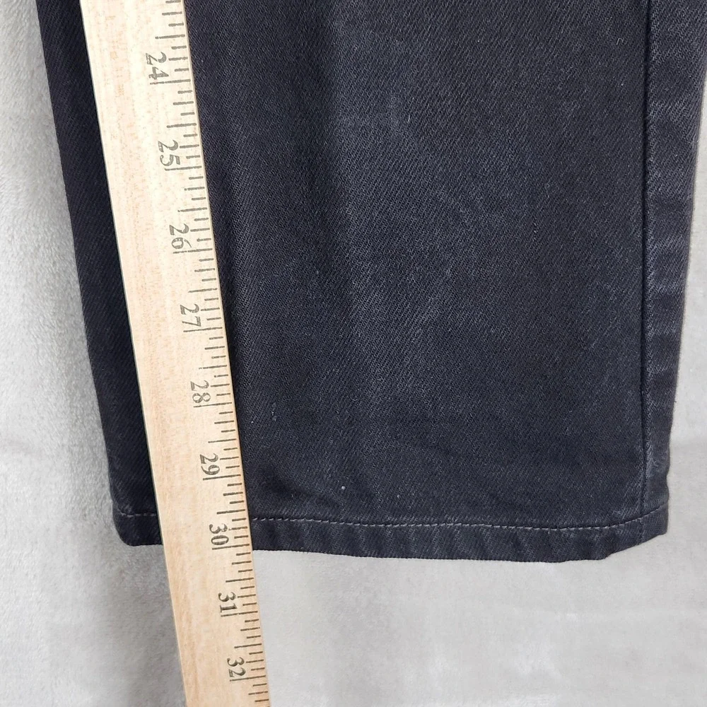 Vintage Levis 501 Jeans Mens 32x30 Charcoal Black Straight Pants Button Fly